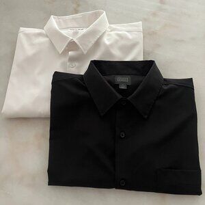 14th &Union Black and Abound White Dress Shirt Bundle Size XL